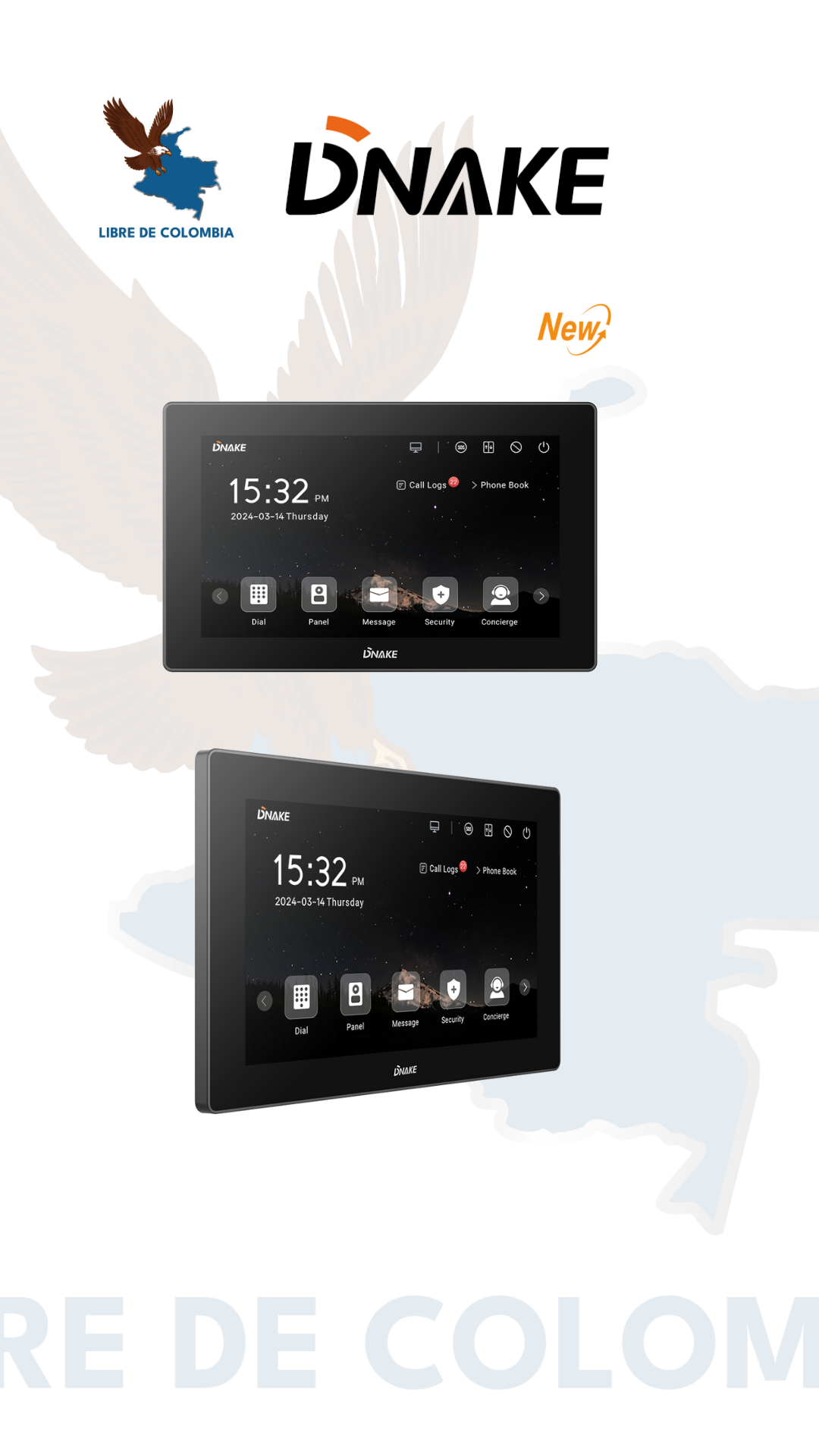 280m-S3 Monitor interior basado en Linux de 10.1 "